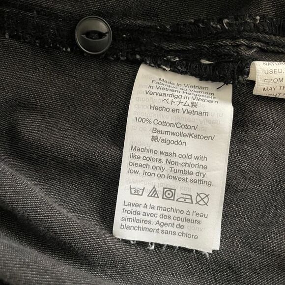 Madewell Denim Oversized Ex-Boyfriend Shirt - Size: XXS - Picture 5 of 5